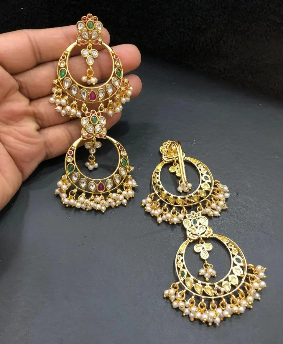 Kundan Stone Rakodi Hair Choti